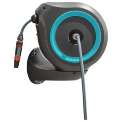Gardena Wandslangenbox Roll-up 20 Meter Grijs Blauw -Gardena Verkoopwinkel 123 1014