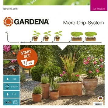 Gardena Micro Drip-System Startset Voor Bloempotten En Plantenbakken 1 Gardena Micro Drip-System Startset Voor Bloempotten En Plantenbakken