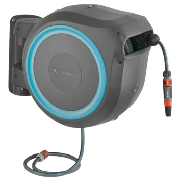 Gardena Wandslangenbox Roll Up 25 Meterincl. Tuinspuit 1 Gardena Wandslangenbox Roll Up 25 Meterincl. Tuinspuit