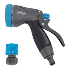 GAMMA Sproeiaccessoires Broesset 2-delig Grijs Met Blauw 1/2 Inch