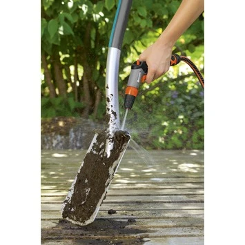 Gardena Classic Spuitpistool Kunststof Grijs Met Oranje 2 Gardena Classic Spuitpistool Kunststof Grijs Met Oranje - Afbeelding 2