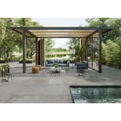 Keramische Terrastegel Bergen Grijs 90x90x2 Cm -Gardena Verkoopwinkel 123 1927