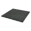Rubber Tegel Zwart 50x50x2,5 Cm