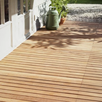 Vlondertegel Glad Hardhout Ca. 100x100 Cm 2 Vlondertegel Glad Hardhout Ca. 100x100 Cm - Afbeelding 2