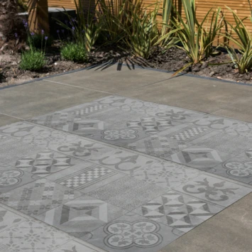 Keramische Terrastegel Kerastrada Cerajoy Mozaiek Grijs 60x60x3 Cm 5 Keramische Terrastegel Kerastrada Cerajoy Mozaiek Grijs 60x60x3 Cm - Afbeelding 5