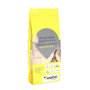 Weber Finish Protect 3 Voegmiddel Wit 4kg 1 Weber Finish Protect 3 Voegmiddel Wit 4kg