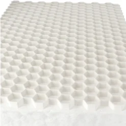 Grindrooster Wit Kunststof Met Worteldoek 120x79 Cm