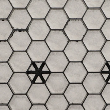 Grindrooster Zwart Kunststof Met Worteldoek 120x79 Cm 2 Grindrooster Zwart Kunststof Met Worteldoek 120x79 Cm - Afbeelding 2