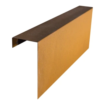 Overzetprofiel Corten Staal Voor Stapelblokken 100x30x12 Cm 1 Overzetprofiel Corten Staal Voor Stapelblokken 100x30x12 Cm