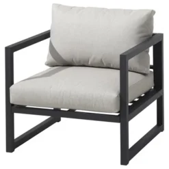 Loungestoel Chelva Antraciet