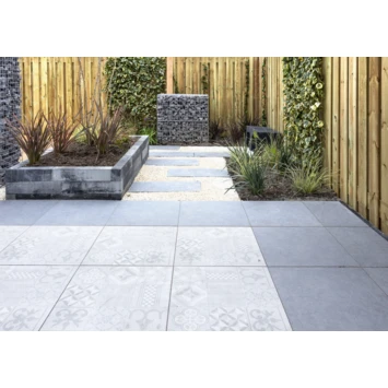 Keramische Terrastegel Kerastrada Cerajoy Grijs 60x60x3 Cm 2 Keramische Terrastegel Kerastrada Cerajoy Grijs 60x60x3 Cm - Afbeelding 2