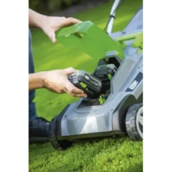 LUX 20V Accu Grasmaaier 37cm Incl. 2 Accu's 4,0Ah + Lader -Gardena Verkoopwinkel 123 3948
