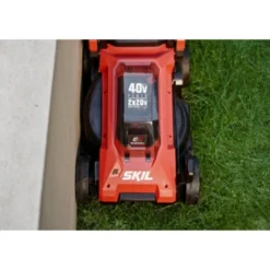 SKIL 20V Grasmaaier 0130BA Brushless 34cm + 2 Accu's 2,0Ah + Snellader -Gardena Verkoopwinkel 123 3991