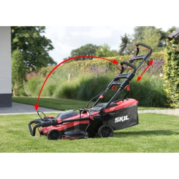 SKIL 20V Grasmaaier 0140BA Brushless 43cm + 2 Accu's 4,0Ah + Snellader 5 SKIL 20V Grasmaaier 0140BA Brushless 43cm + 2 Accu's 4,0Ah + Snellader - Afbeelding 5