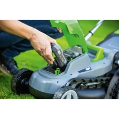 LUX 20V Accu Grasmaaier 33cm Incl. 2 Accu's 4,0Ah + Lader -Gardena Verkoopwinkel 123 4115