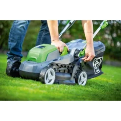 LUX 20V Accu Grasmaaier 33cm Incl. 2 Accu's 4,0Ah + Lader -Gardena Verkoopwinkel 123 4117