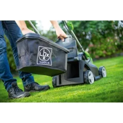 LUX 20V Accu Grasmaaier 33cm Incl. 2 Accu's 4,0Ah + Lader -Gardena Verkoopwinkel 123 4120