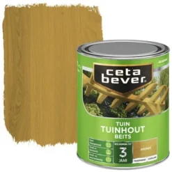 CetaBever Tuinhoutbeits Transparant Grenen Zijdeglans 750 Ml