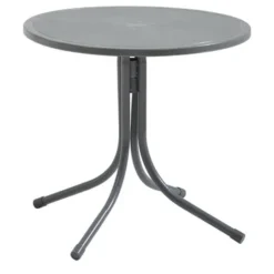 Kindertafel Marijn Grijs Aluminium Ø50x48 Cm