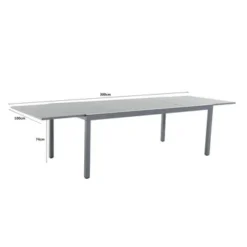 Tafel Livorno - Uitschuifbaar 9 Tafel Livorno - Uitschuifbaar -Gardena Verkoopwinkel 123 613