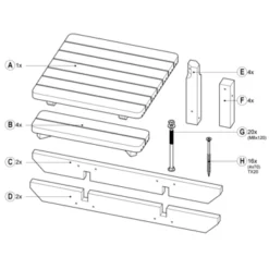 Kinderpicknicktafel Julia -Gardena Verkoopwinkel 123 630