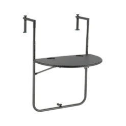 Balkontafel Halfrond Antraciet